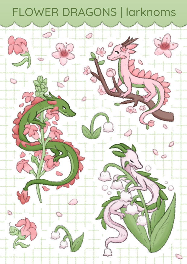 Flower Dragons